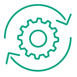 gear and circle