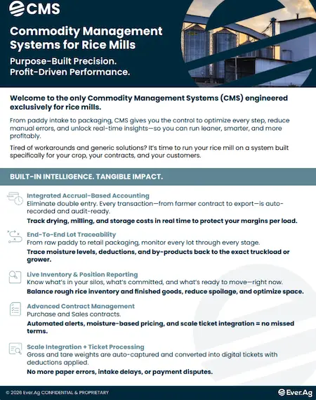Commodity Management Systems for Rice Mills Brochure image